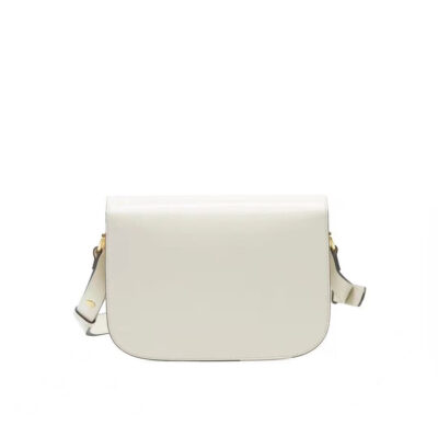 Alternative view of GUCCI 1955 HORSEBIT LEATHER SHOULDER BAG WHITE