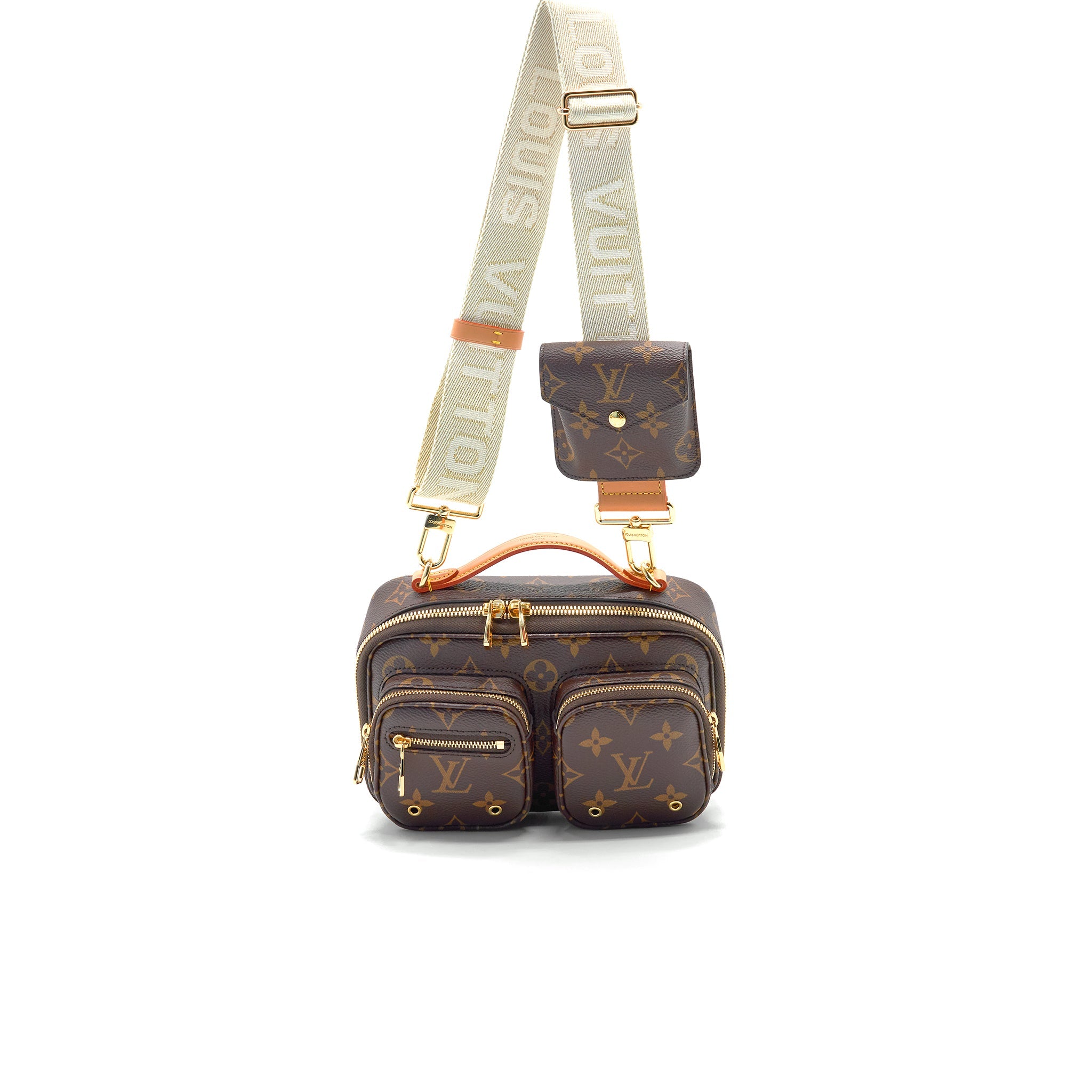 LOUIS VUITTON UTILITY CROSSBODY BAG MONOGRAM CANVAS