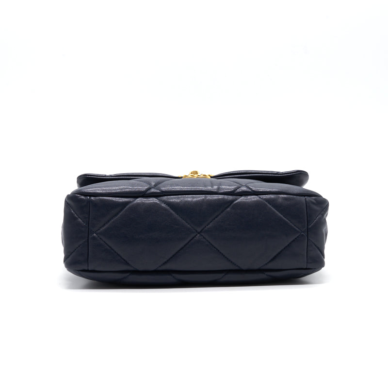 CHANEL 19 LARGE FLAP BAG NAVY - Image 5