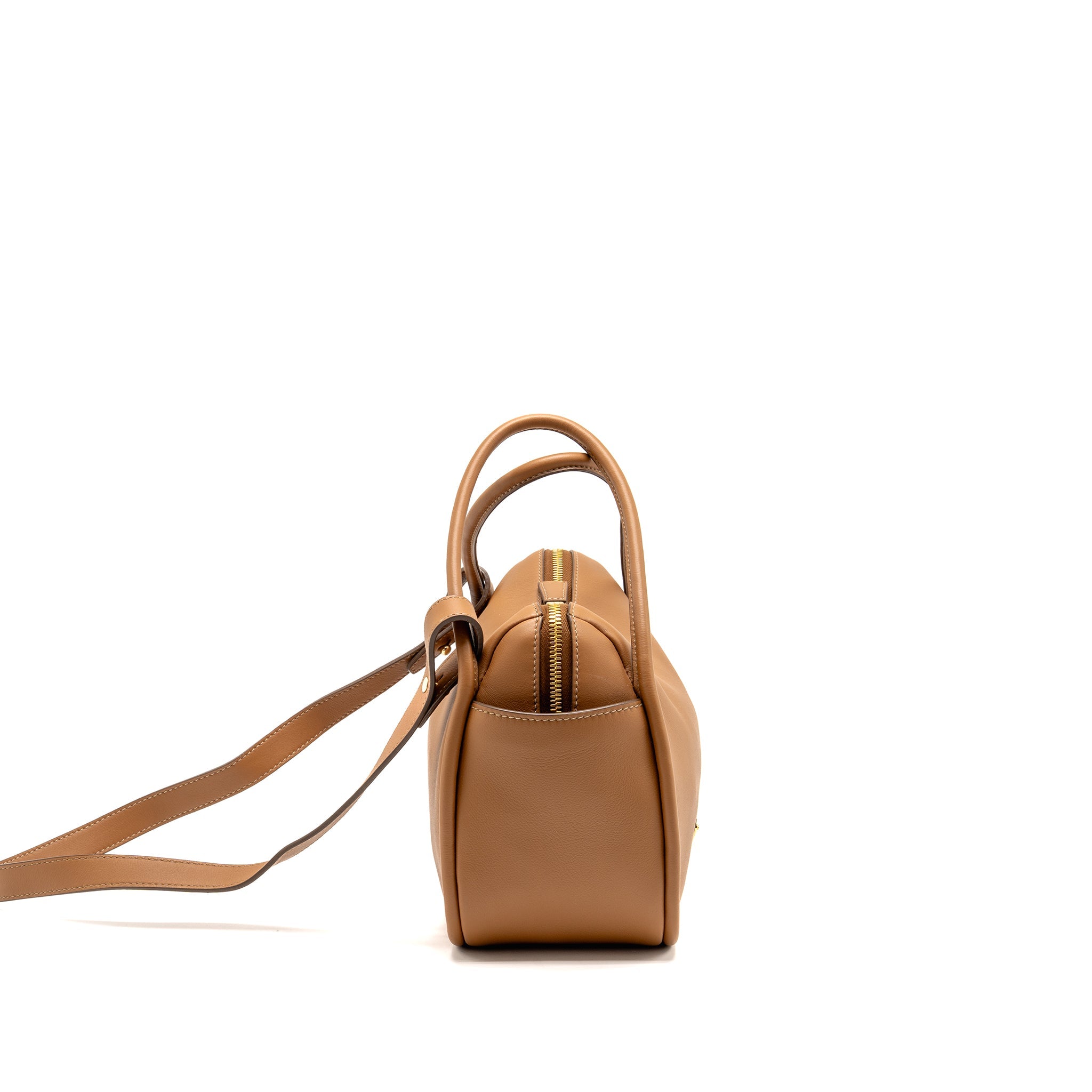 PRADA DARLING HANDBAG CALFSKIN CARAMEL GHW - Image 3
