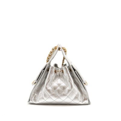 Alternative view of CHANEL SMALL 25 BAG CAVIAR SILVER GHW (MICROCHIP)