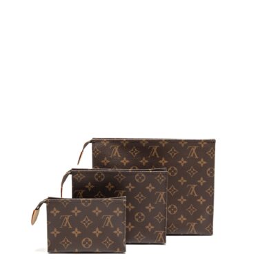 Alternative view of LOUIS VUITTON TRIO TOILET POUCH MONOGRAM CANVAS GHW