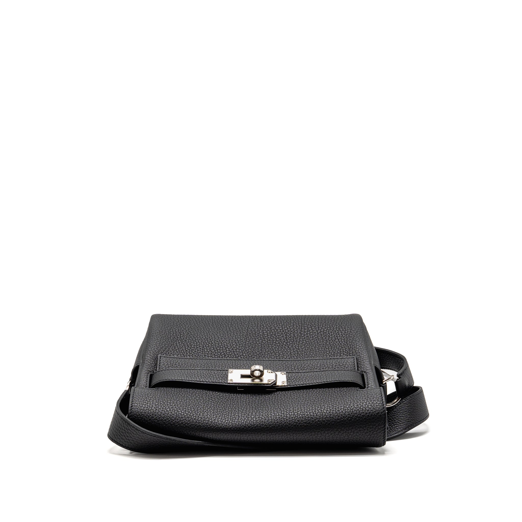 HERMES KELLY MESSENGER PM BAG TOGO BLACK SHW - Image 5