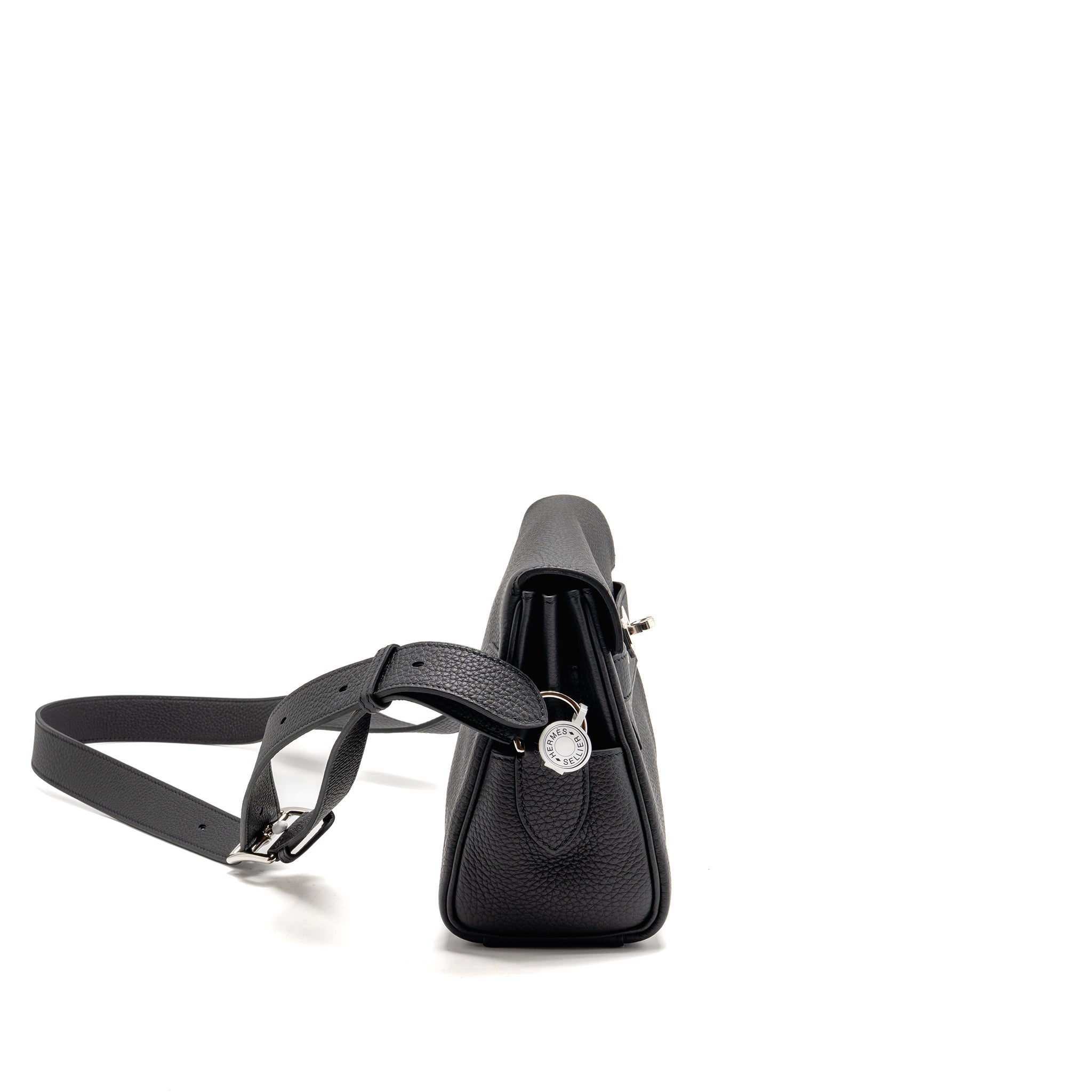 HERMES KELLY MESSENGER PM BAG TOGO BLACK SHW - Image 3