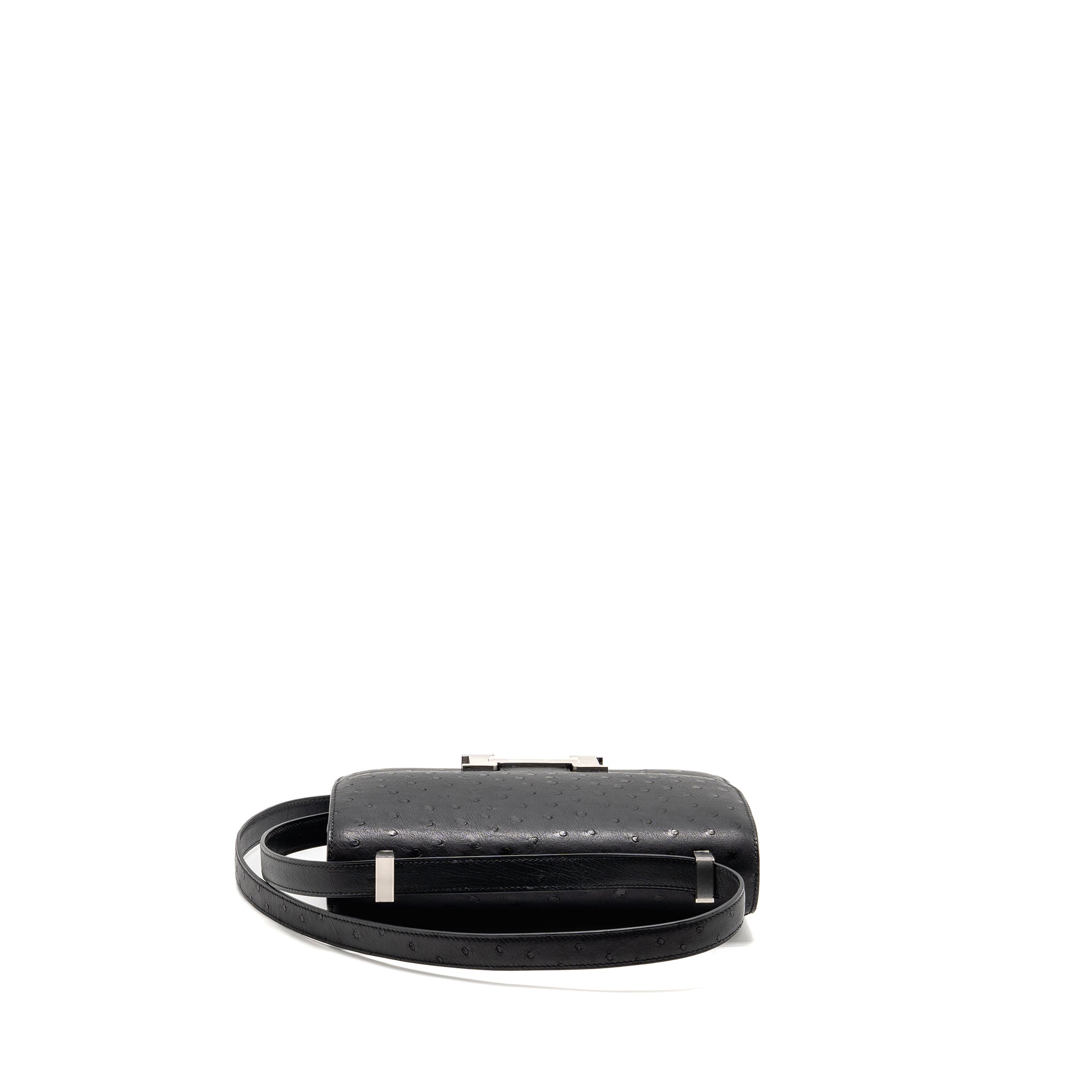 HERMES CONSTANCE 24 OSTRICH BLACK SHW - Image 5