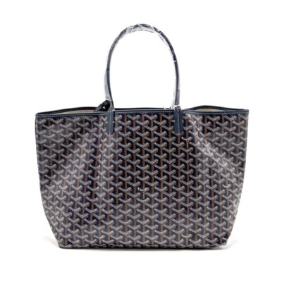 Alternative view of GOYARD SAINT LOUIS PM TOTE GOYARDINE CANVAS/CALFSKIN NAVY BLUE SHW