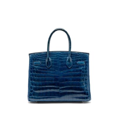 Alternative view of HERMES BIRKIN 30 SHINY CROCODILE NILOTICUS COLVERT SHW