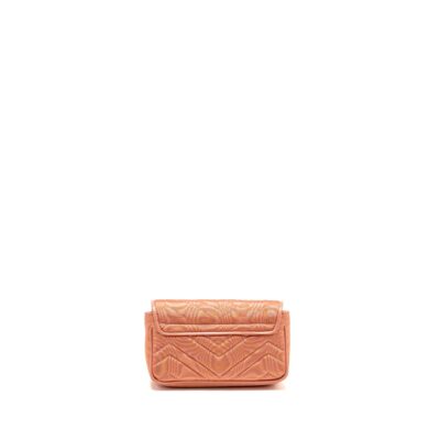 Alternative view of GUCCI MINI GG MARMONT CRYSTAL CHAIN FABRIC/ CRYSTAL PINK SHW