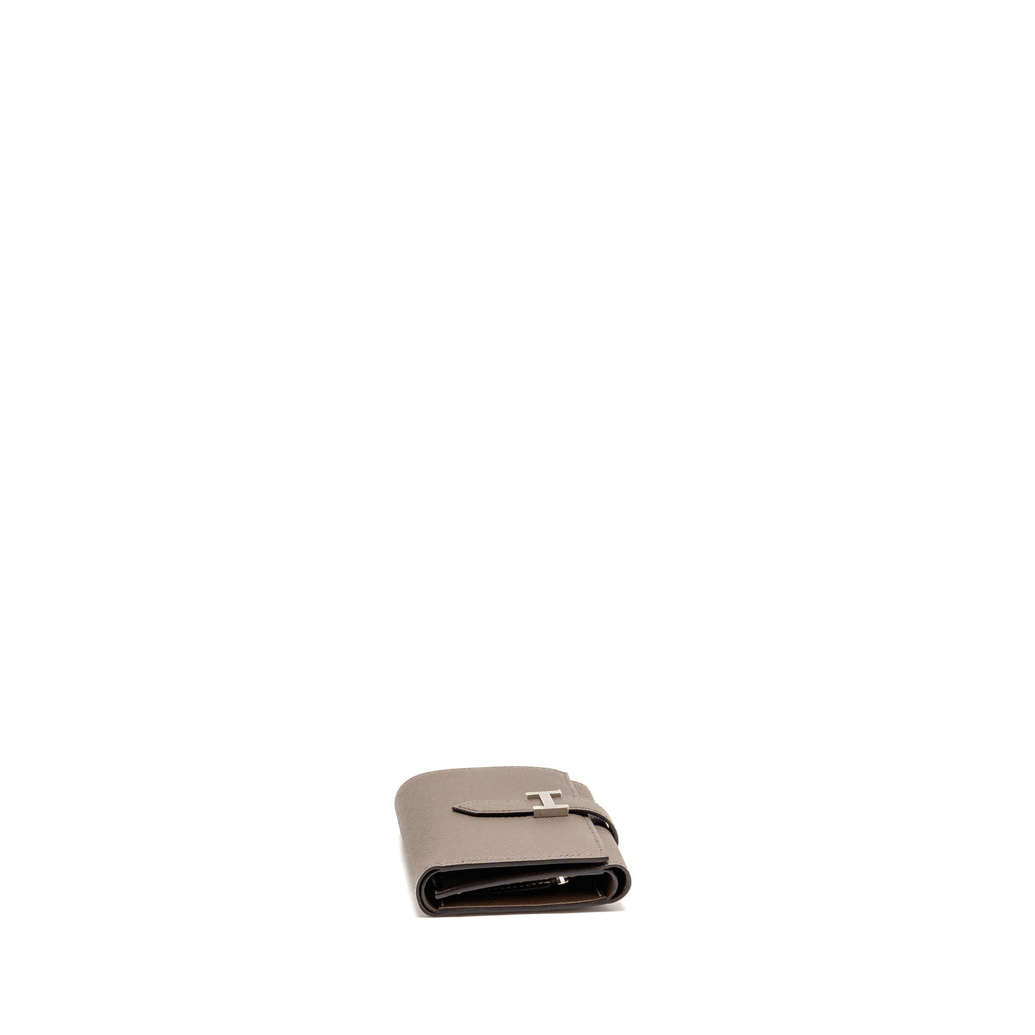 HERMES BEARN COMPACT WALLET EPSOM GRIS ETAIN SHW - Image 4