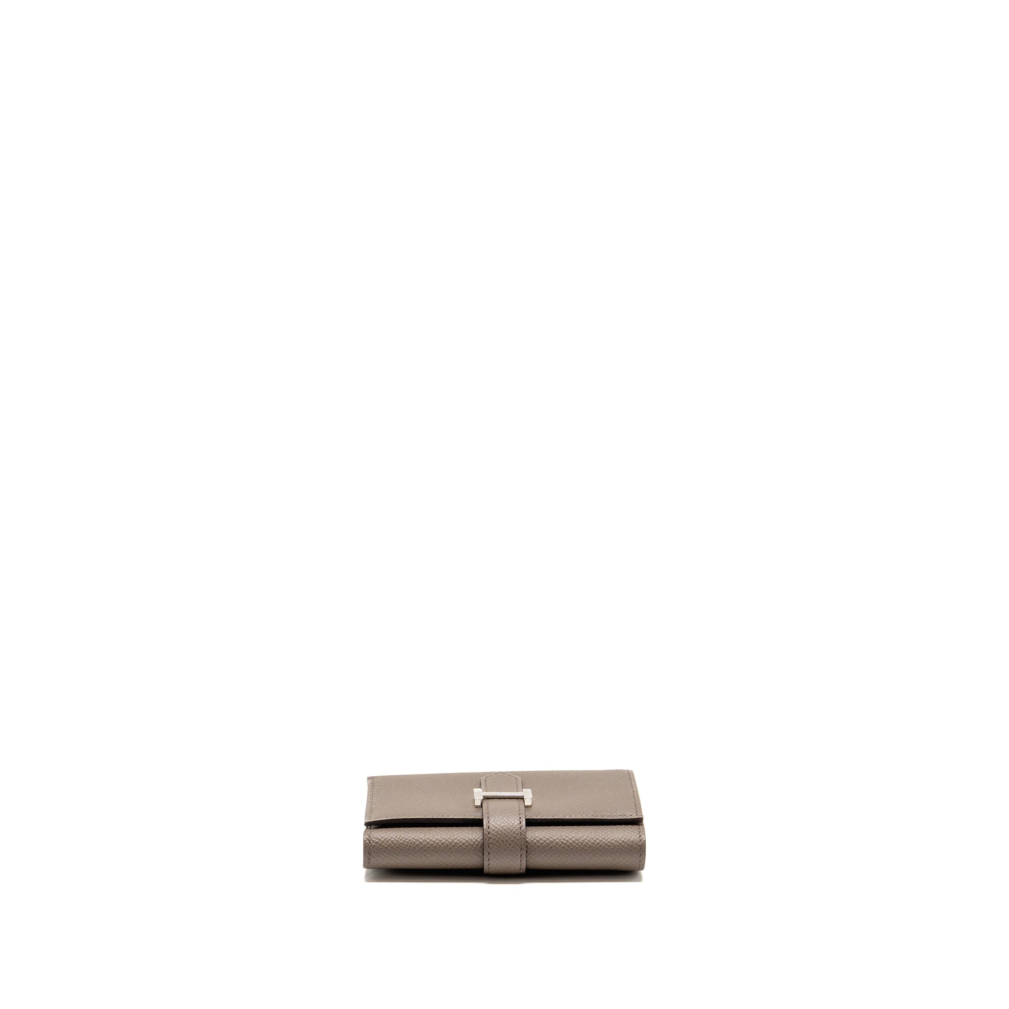 HERMES BEARN COMPACT WALLET EPSOM GRIS ETAIN SHW - Image 6