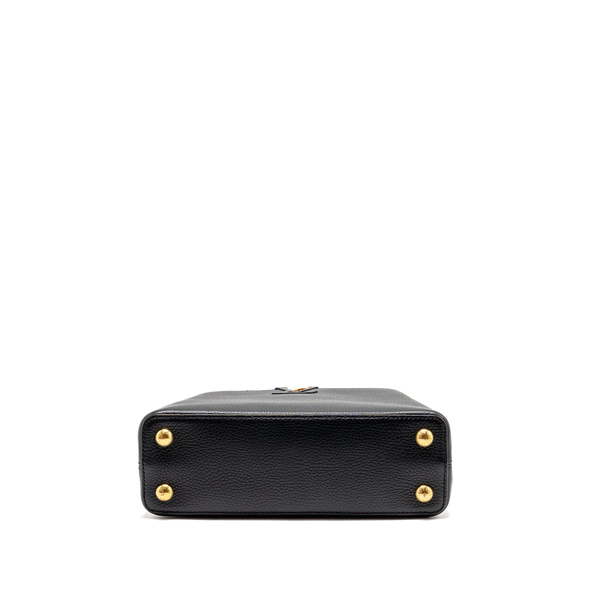 LOUIS VUITTON CAPUCINES BB CALFSKIN BLACK GHW - Image 5