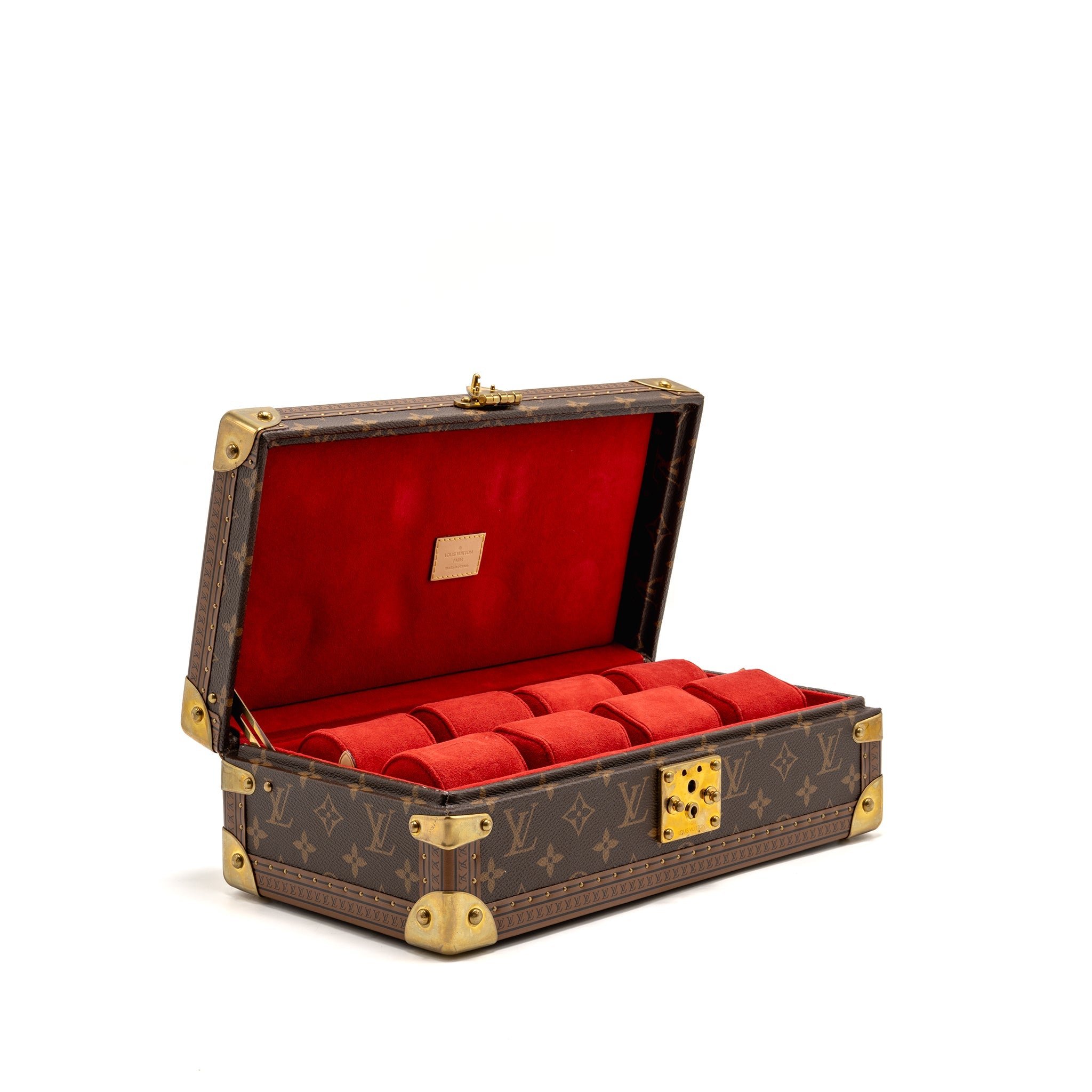 LOUIS VUITTON COFFRET 8 MONTRES MONOGRAM CANVAS / ROUGE FUSION GHW - Image 2