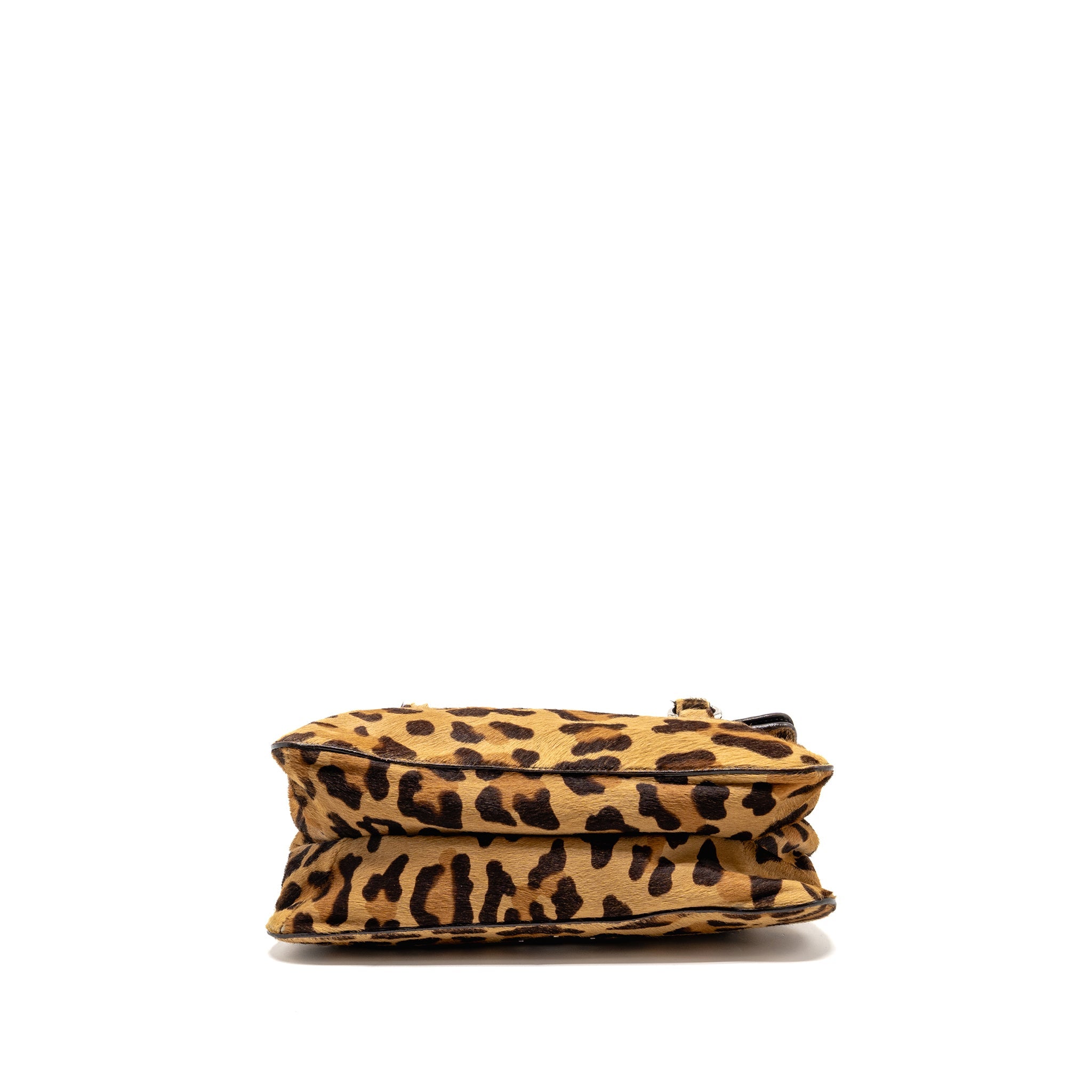 PRADA LEOPARD PRINT SHOULDER BAG PONYHAIR MULTICOLOURED SHW - Image 5