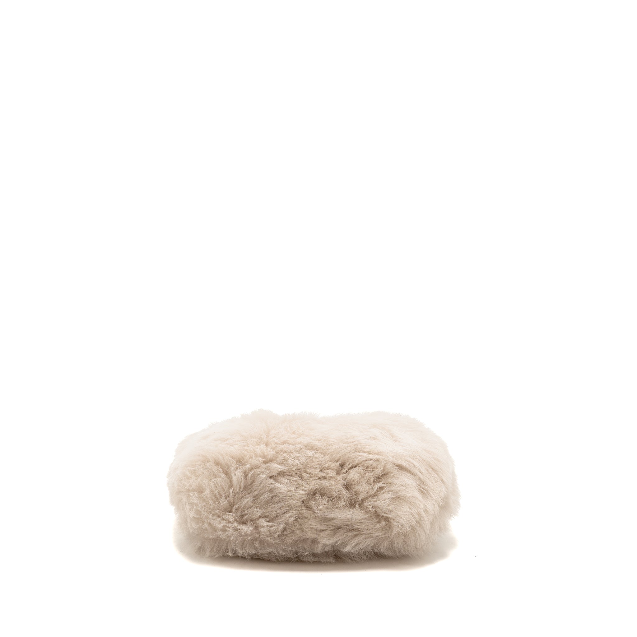 MIU MIU WANDER BAG SHEARLING LIGHT GREY GHW - Image 5