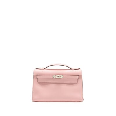 HERMES KELLY POCHETTE SWIFT ROSE SAKURA SHW