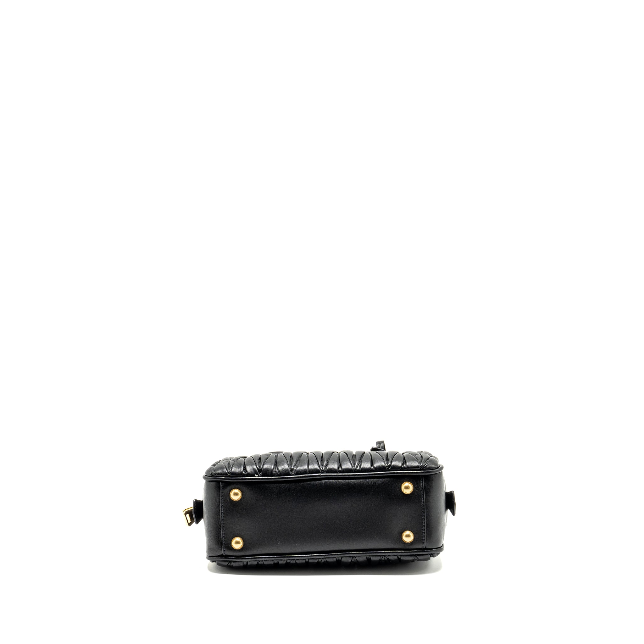 MIU MIU ARCADIE MATELASSE NAPPA BAG BLACK GHW - Image 5