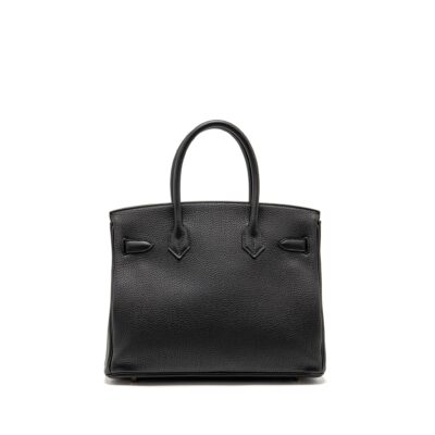 Alternative view of HERMES BIRKIN 30 TOGO BLACK RGHW