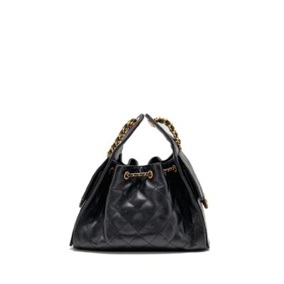 Alternative view of CHANEL SMALL 25 BAG CAVIAR BLACK GHW (MICROCHIP)