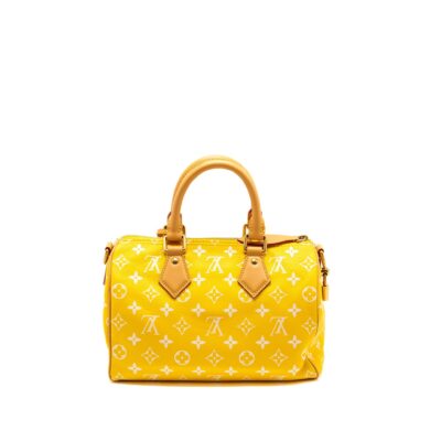 Alternative view of LOUIS VUITTON SPEEDY P9 BANDOULIÈRE 25 MONOGRAM SOFT CALFSKIN JAUNE MAT GHW