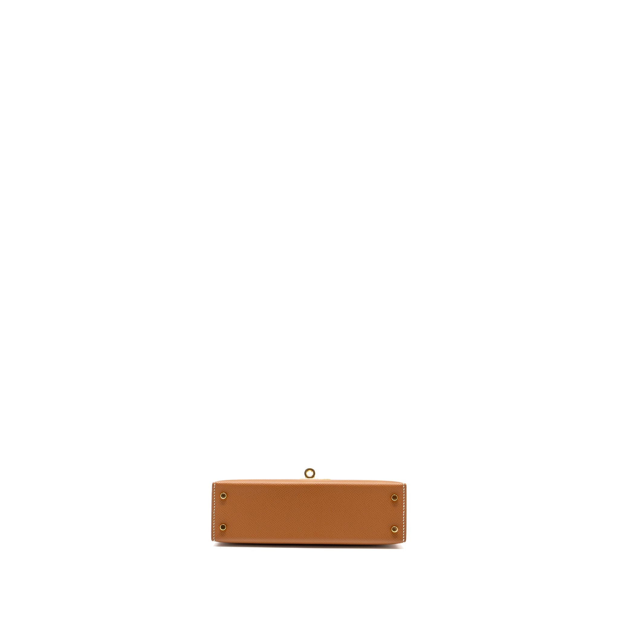 HERMES MINI KELLY EPSOM GOLD GHW - Image 5