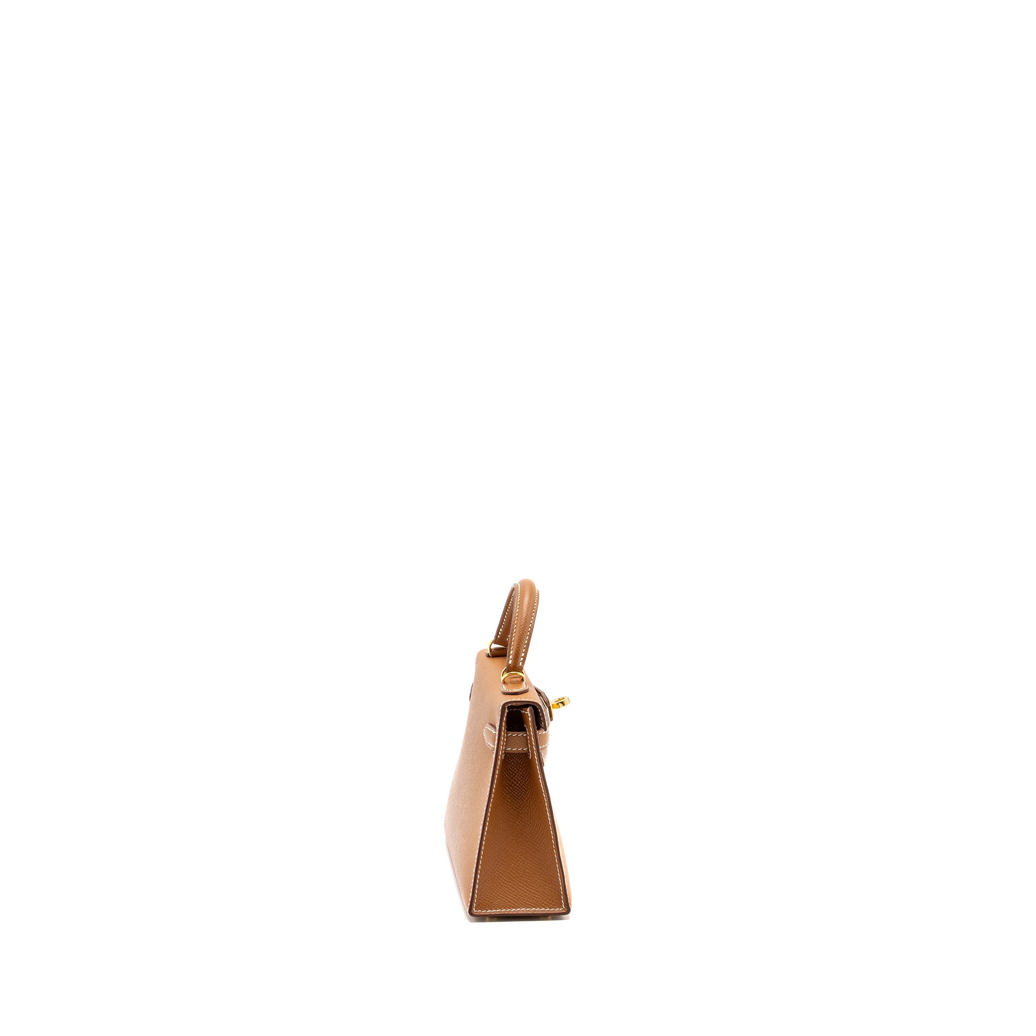 HERMES MINI KELLY EPSOM GOLD GHW - Image 3