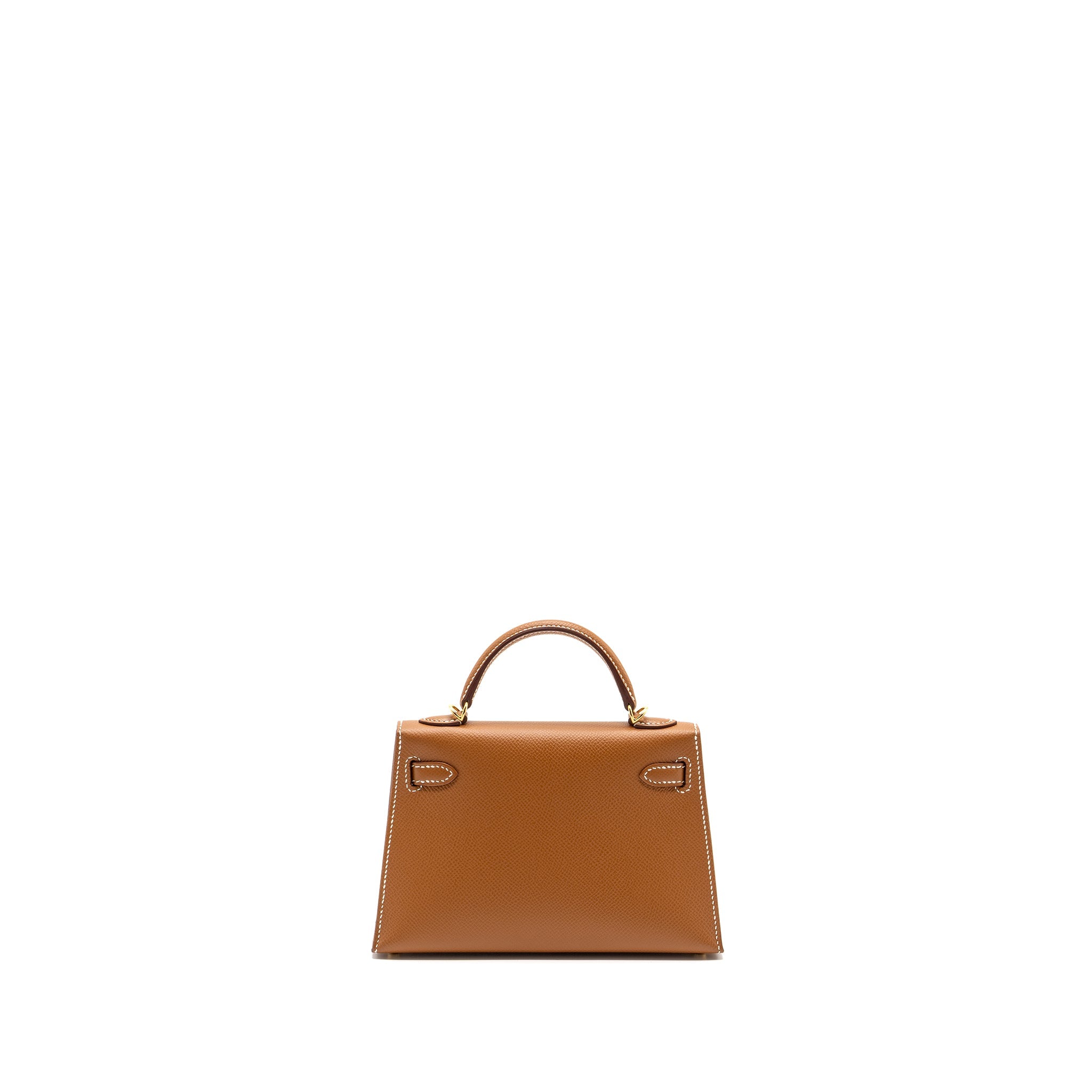 HERMES MINI KELLY EPSOM GOLD GHW - Image 2