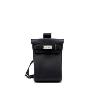 HERMES HAC A DOS PM BACKPACK TOGO BLACK SHW