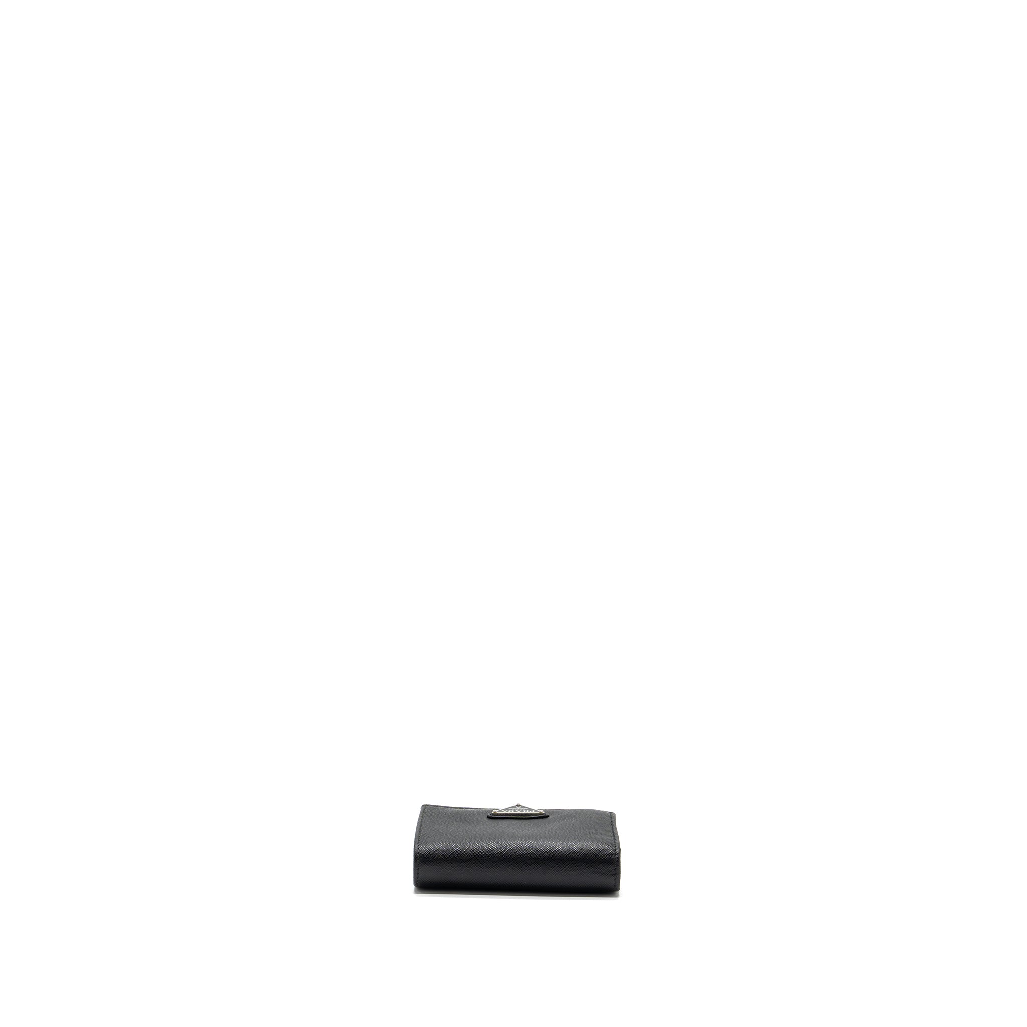 PRADA SAFFIANO WALLET CALFSKIN BLACK SHW - Image 5