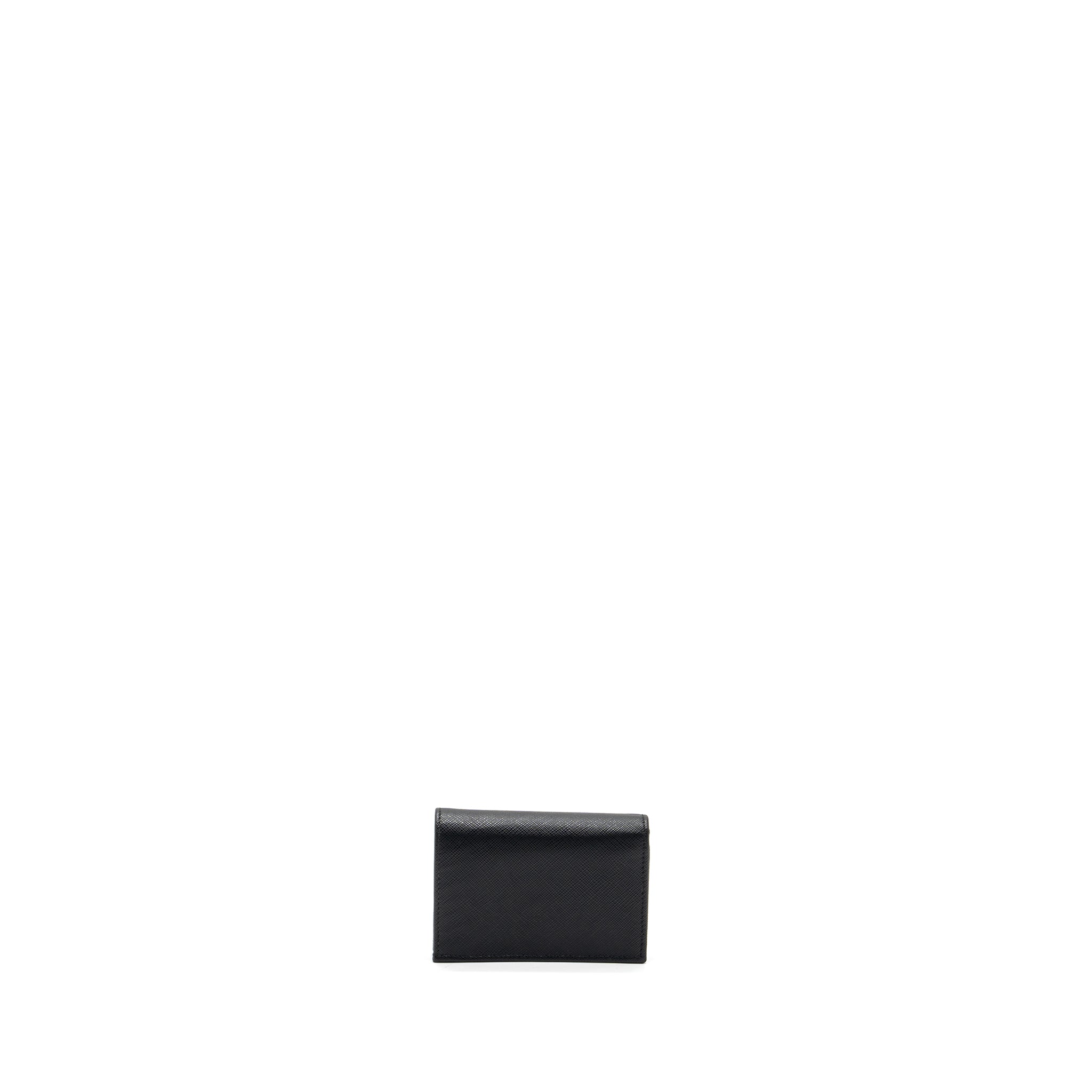 PRADA SAFFIANO WALLET CALFSKIN BLACK SHW - Image 2