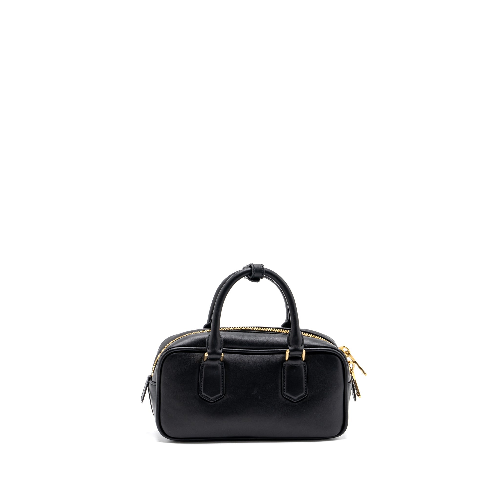 MIUMIU ARCADIE TOP HANDLE BAG BLACK GHW - Image 2