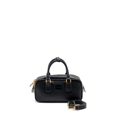 MIUMIU ARCADIE TOP HANDLE BAG BLACK GHW