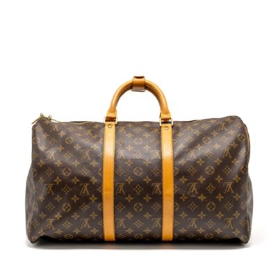 Alternative view of LOUIS VUITTON KEEPALL 55 MONOGRAM CANVAS GHW