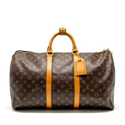 LOUIS VUITTON KEEPALL 55 MONOGRAM CANVAS GHW