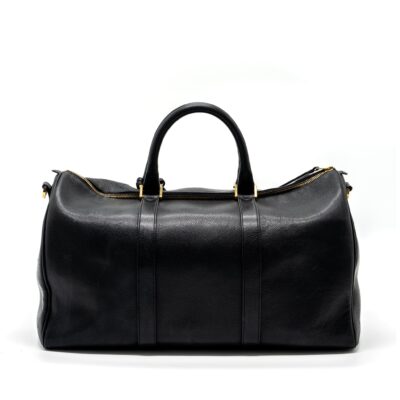 Alternative view of CHANEL VINTAGE TRAVEL BAG CAVIAR BLACK GHW