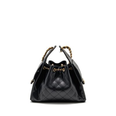 Alternative view of CHANEL SMALL 25 BAG CAVIAR BLACK GHW (MICROCHIP)