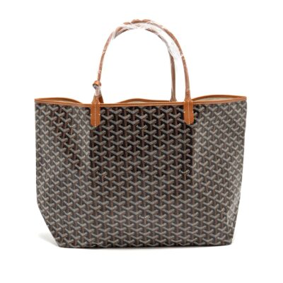 Alternative view of GOYARD SAINT LOUIS GM TOTE GOYARDINE CANVAS BLACK/BROWN SHW