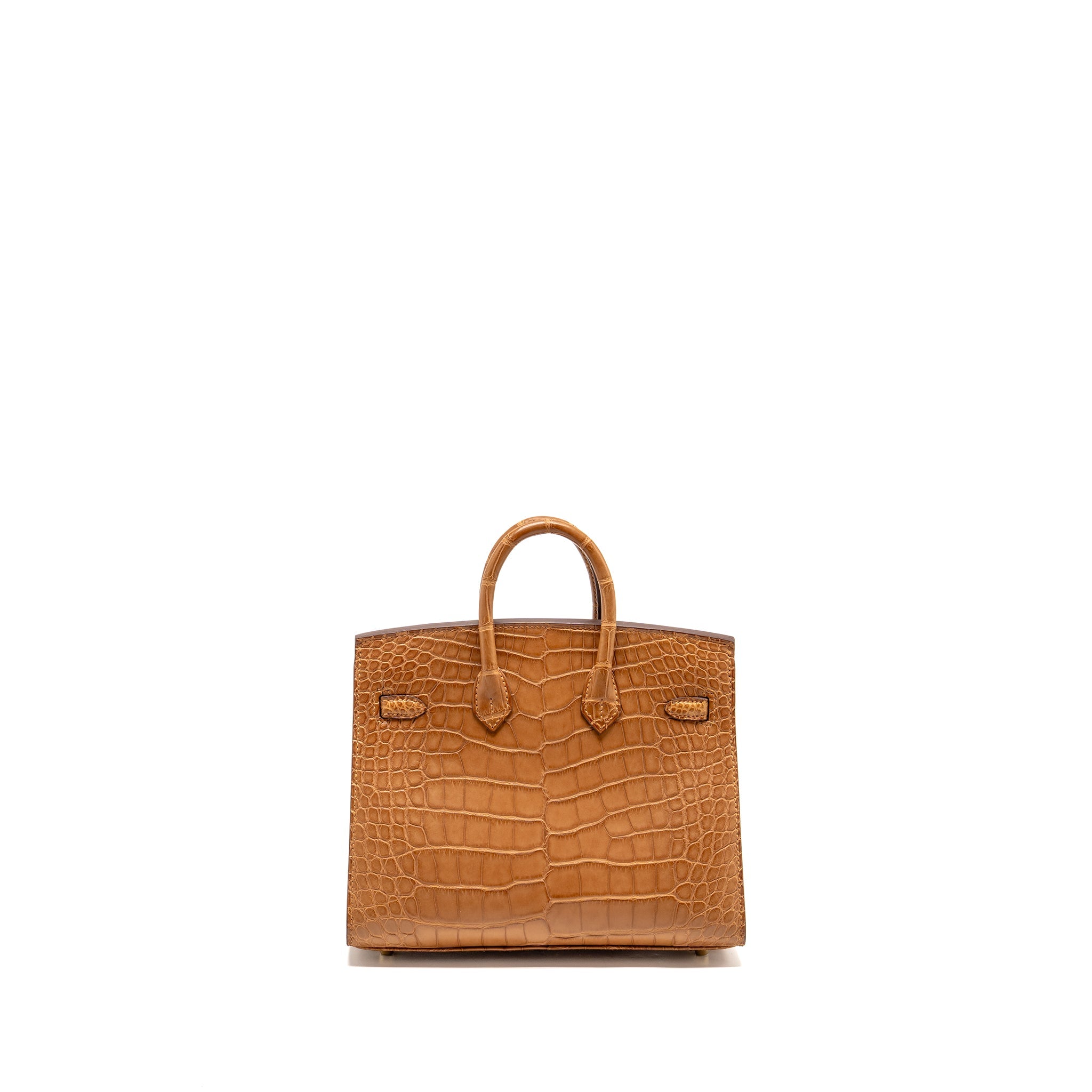HERMES BIRKIN 20 ALLIGATOR MISSISSIPPIENSIS MAT GOLD GHW - Image 2