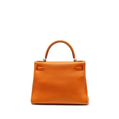 Alternative view of HERMES KELLY 28 CLEMENCE ORANGE SHW
