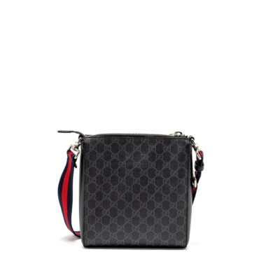 Alternative view of GUCCI MESSENGER BAG GG SUPREME CANVAS BLACK/ MULTICOLOUR SHW