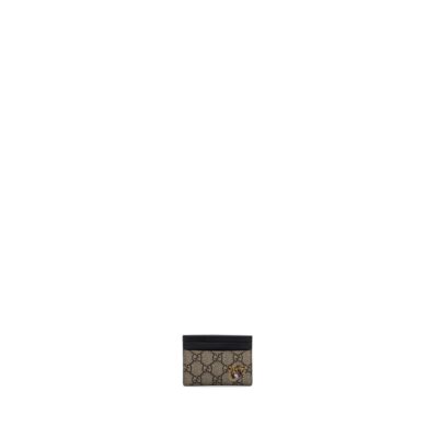 GUCCI TIGER PRINT GG SUPREME CARD HOLDER