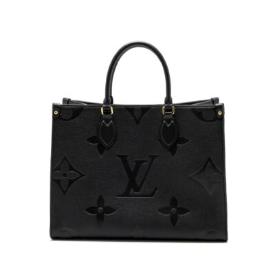 Alternative view of LOUIS VUITTON ONTHEGO MM MONOGRAM EMPRENITE BLACK GHW (NEW VERSION)