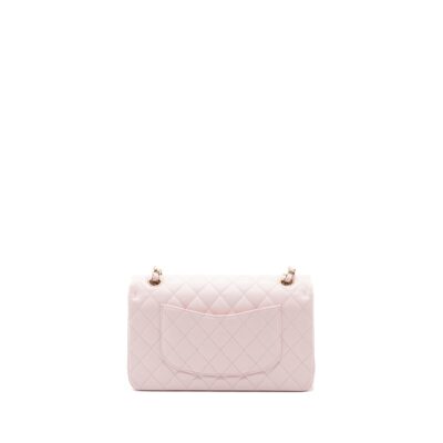 Alternative view of CHANEL MEDIUM CLASSIC DOUBLE FLAP BAG CAVIAR LIGHT PINK LGHW (MICROCHIP)