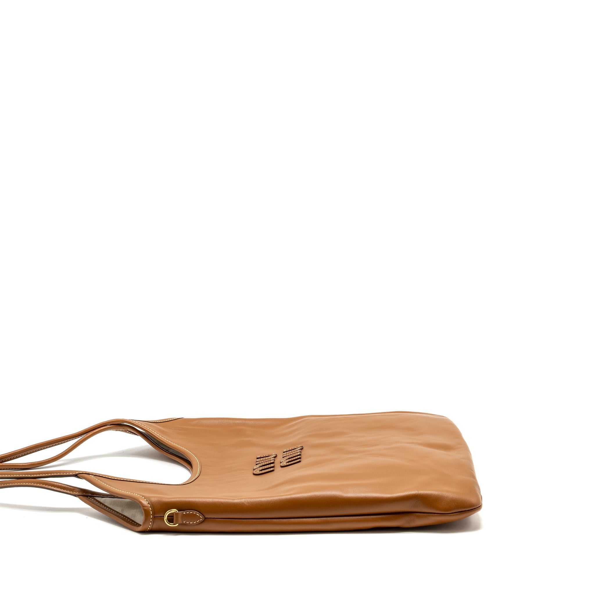 MIU MIU IVY LEATHER BAG CALFSKIN CARAMEL GHW - Image 4