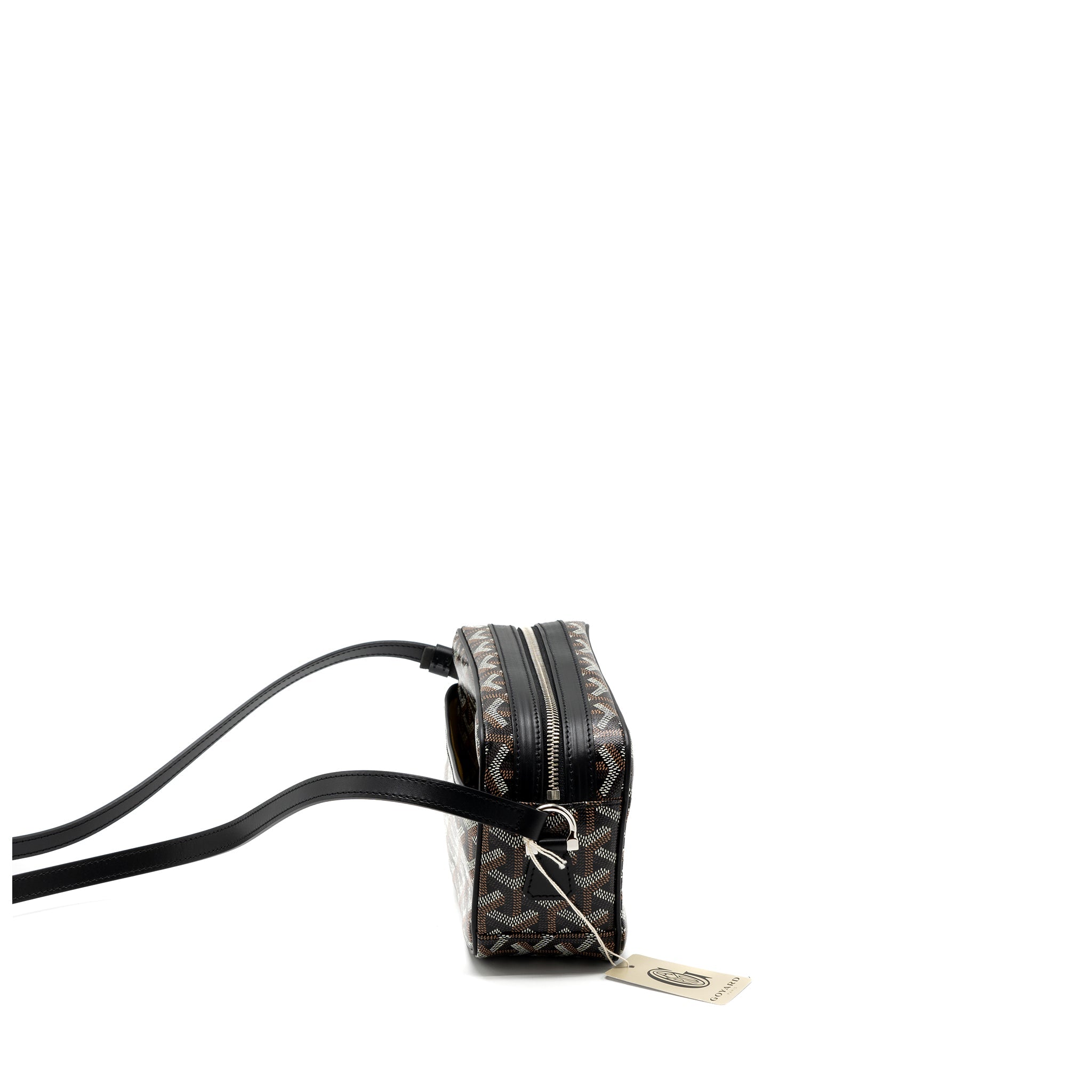 GOYARD CAP-VERT PM BAG CANVAS/ LEATHER BLACK SHW - Image 2