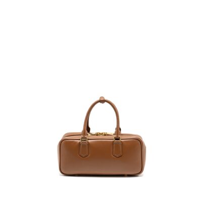 Alternative view of MIU MIU COGNAC ARCADIE LEATHER BAG GHW