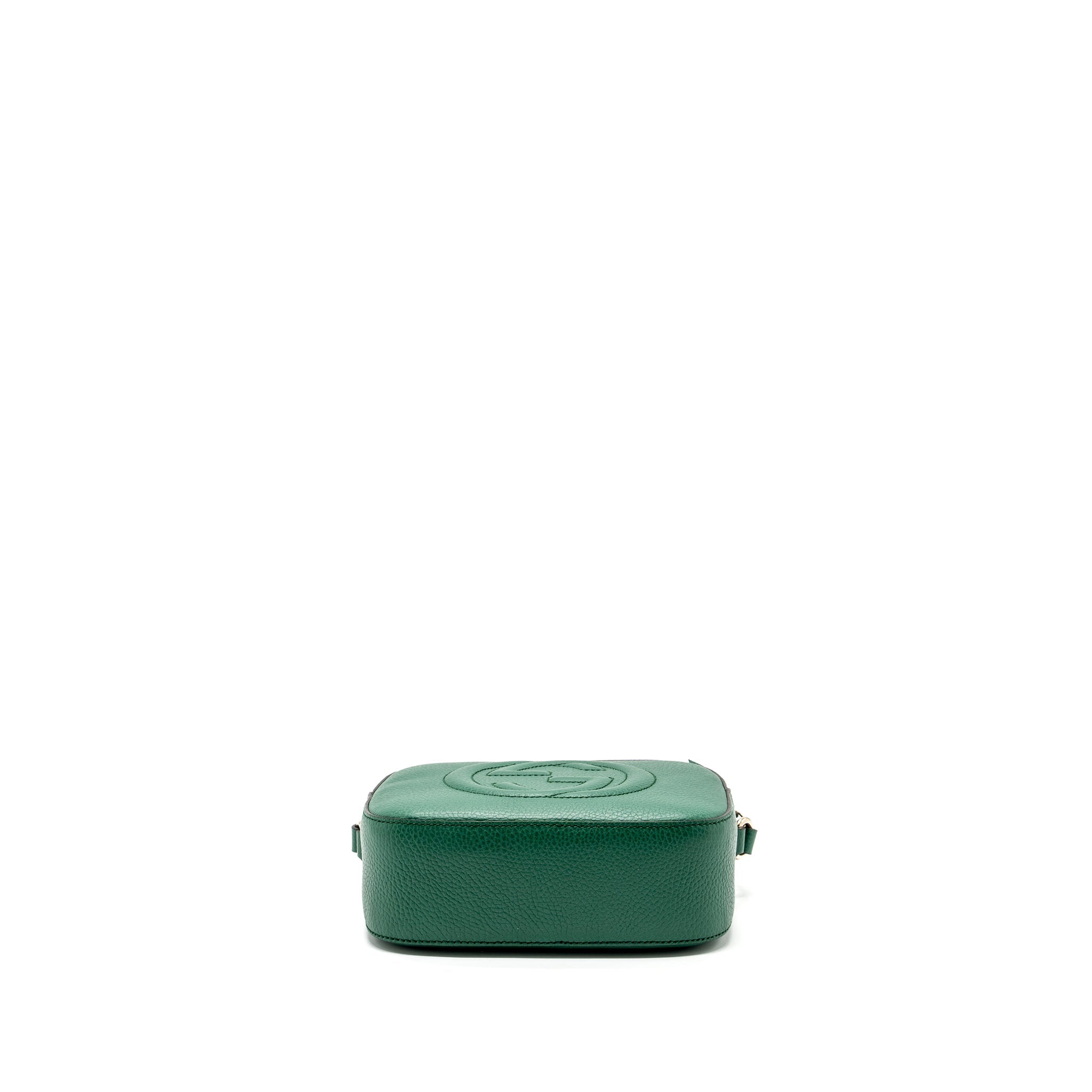 GUCCI DISCO SOHO CAMERA BAG CALFSKIN GREEN LGHW - Image 5