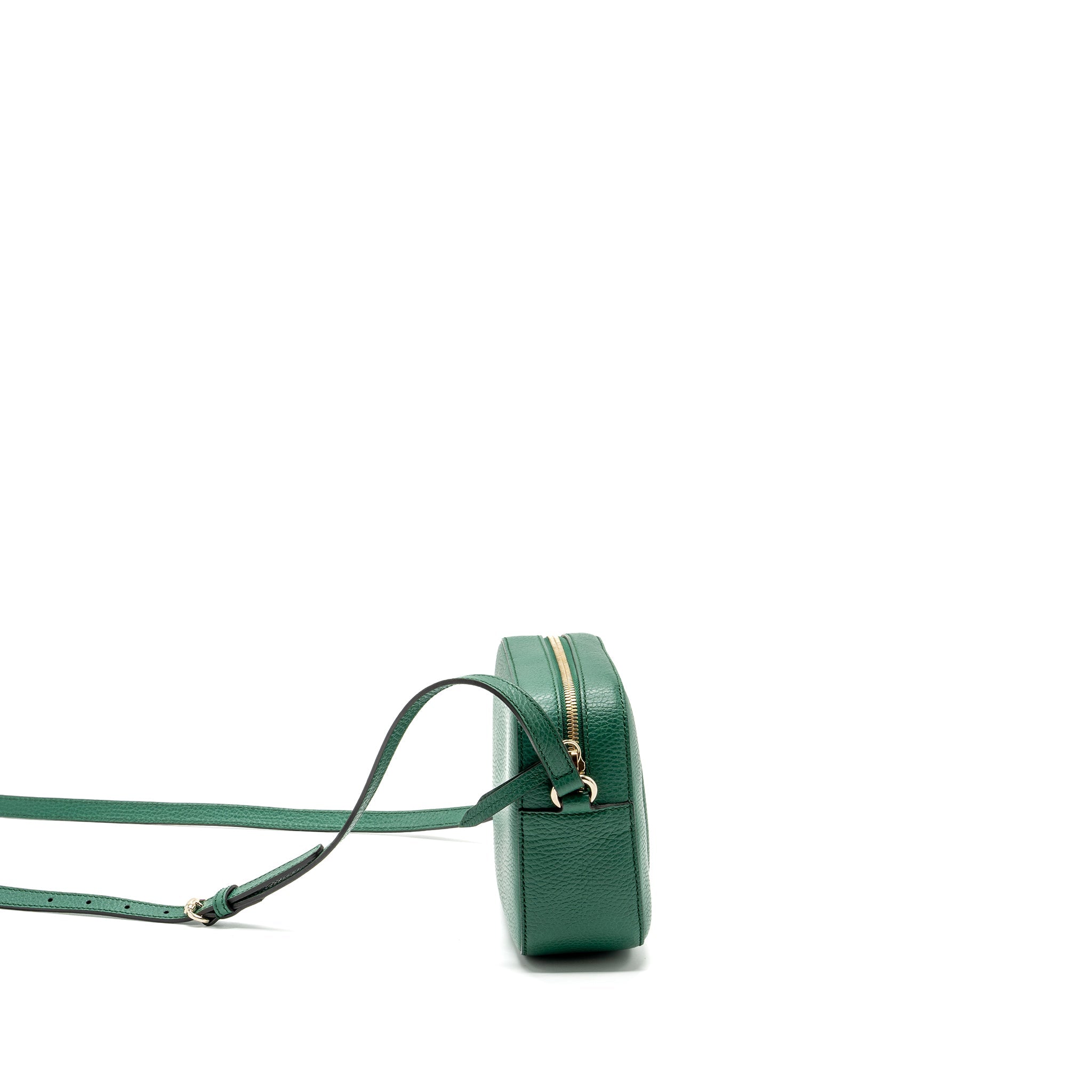 GUCCI DISCO SOHO CAMERA BAG CALFSKIN GREEN LGHW - Image 3