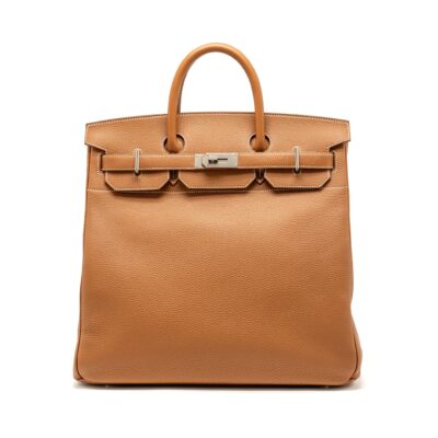 HERMES HAC BIRKIN 40 TOGO GOLD SHW