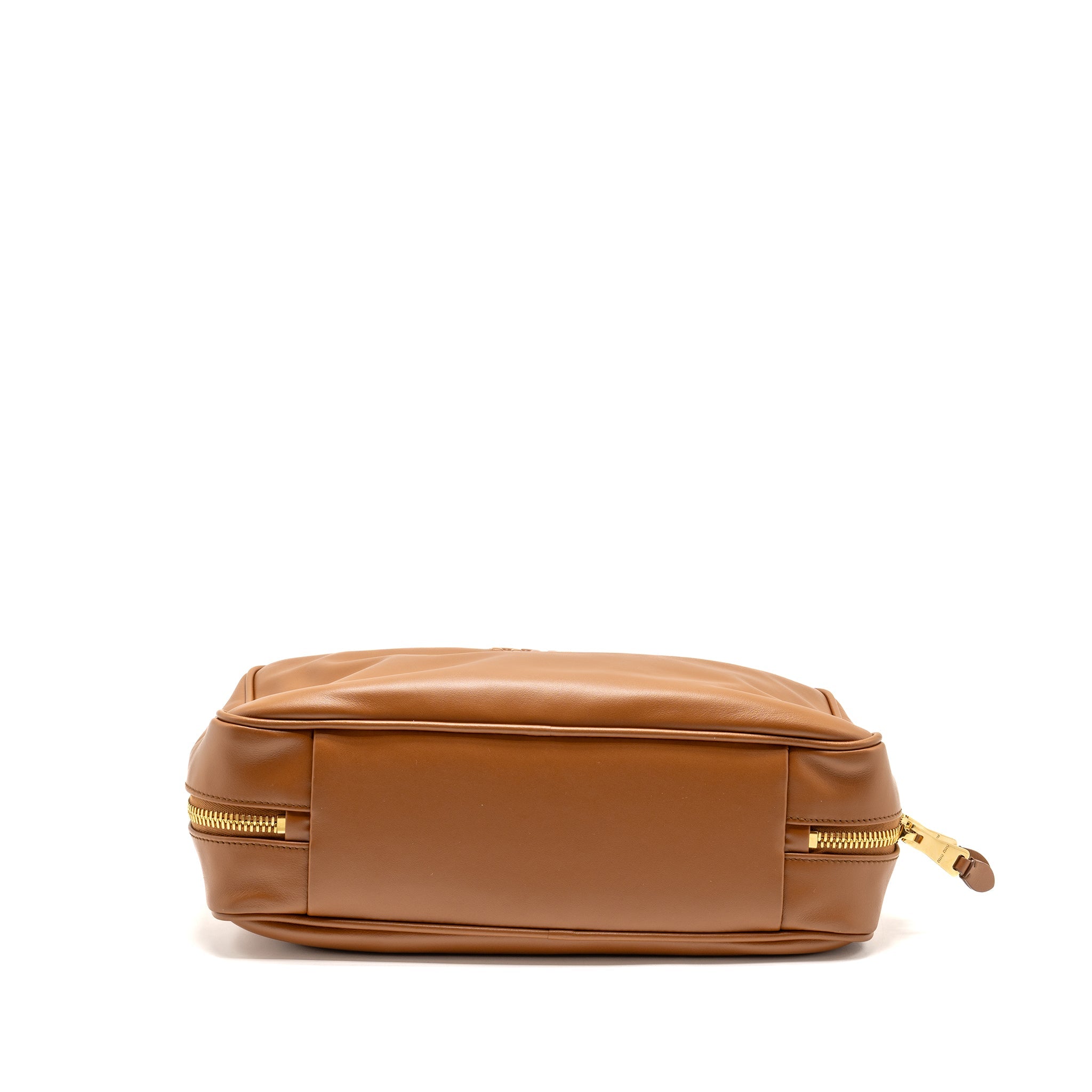 MIU MIU LARGE BEAU BAG CALFSKIN COGNAC GHW - Image 5