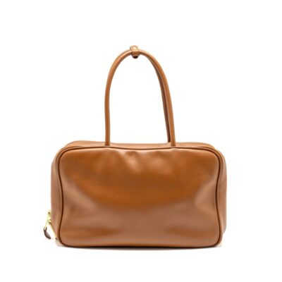 Alternative view of MIU MIU LARGE BEAU BAG CALFSKIN COGNAC GHW